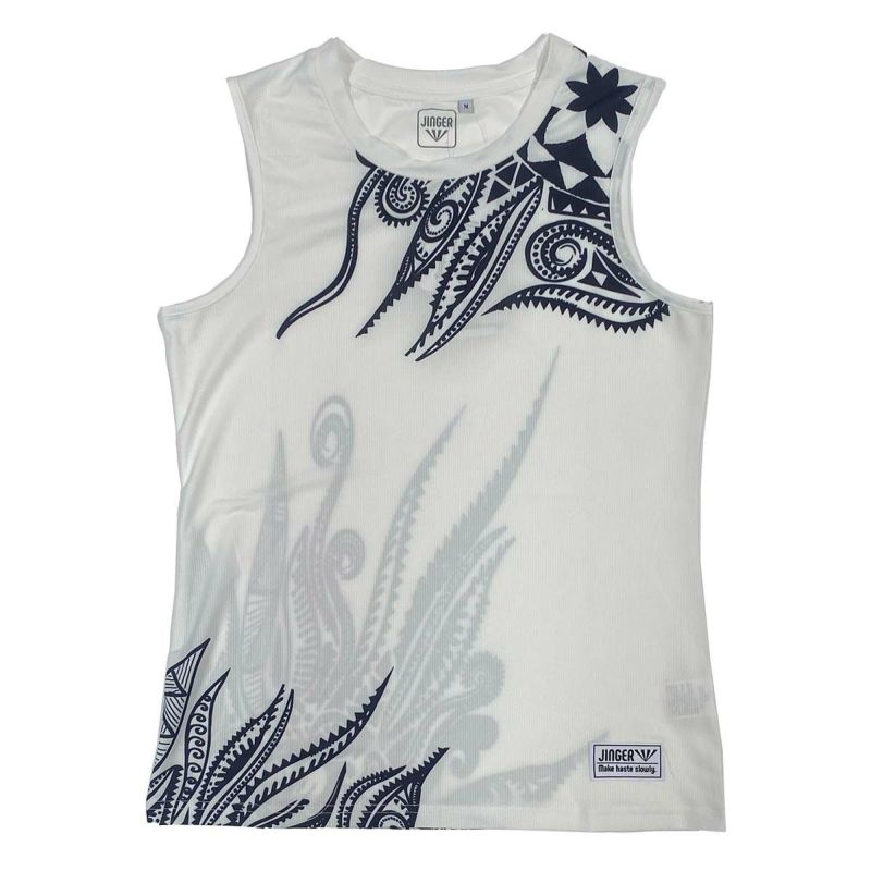 ジンガーJINGERランニングウェアノースリーブタンクトップノースリーブシャツJF-6024-WHTレディース女性25FA秋冬