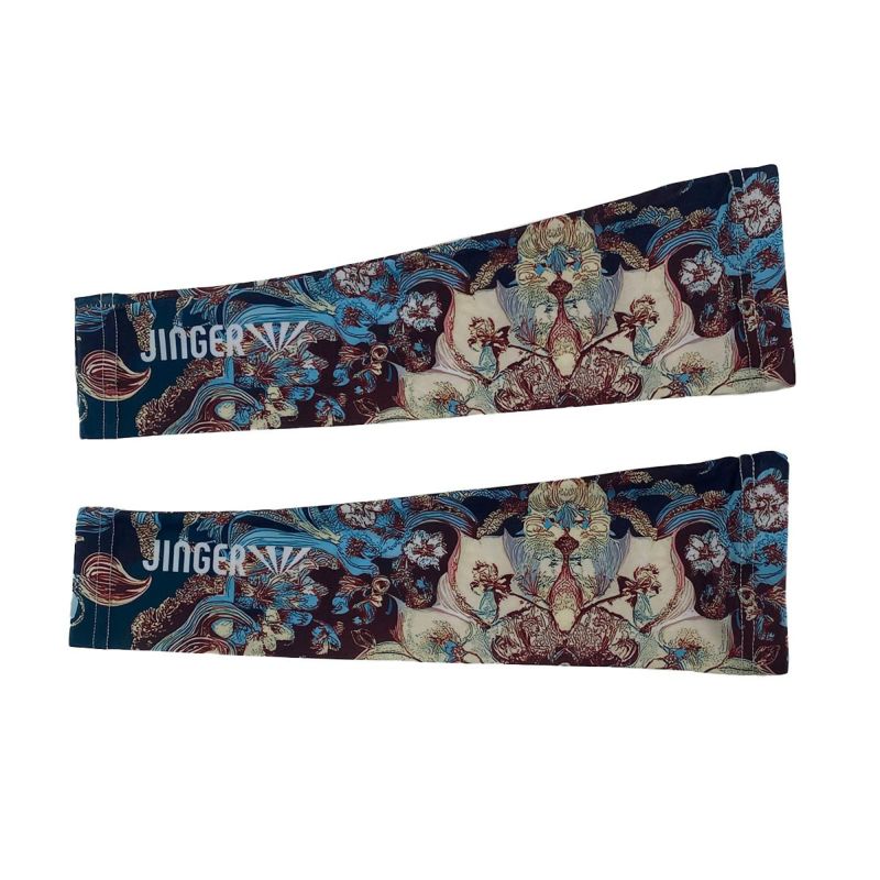 ジンガーJINGERランニングアームカバーアームスリーブアームカバーJ-7019-BRNメンズレディースユニセックス25FA秋冬