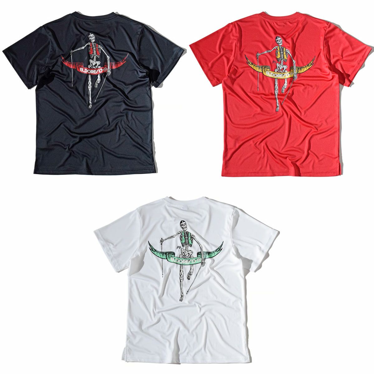 エルドレッソELDORESOランニングウェア半袖TシャツBonemanTeeE1016325メンズレディースユニセックス25FA秋冬