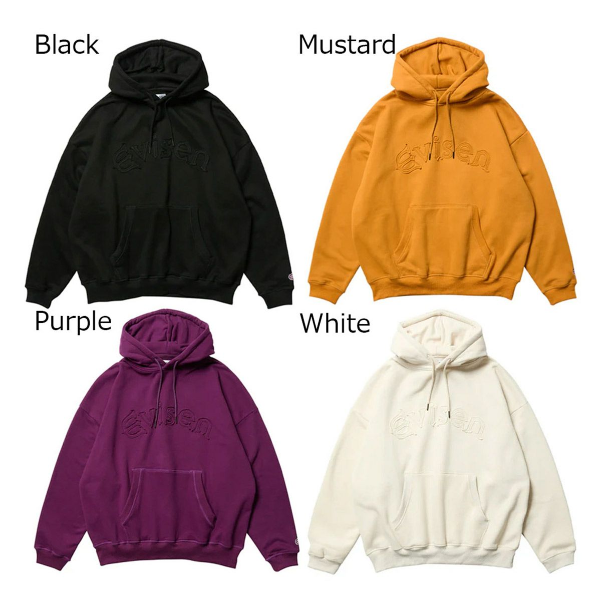 エビセンEVISENスケボースケートボードウェアスウェットパーカーアーチロゴパッチフーディーARCHLOGOPATCHHOODIE25FW-SW08メンズレディースユニセックス25FA秋冬