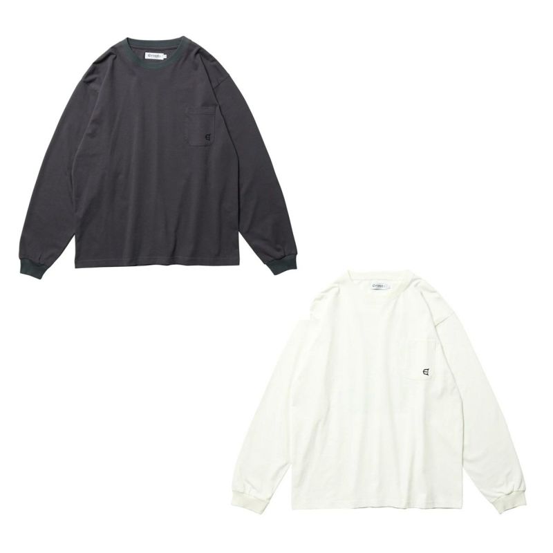 エビセンEVISENスケボースケートボードウェア長袖TシャツロンTベストマッチポケットロングスリーブティーBESTMATCHPOCKETLSTEE25FW-T03メンズレディースユニセックス25FA秋冬