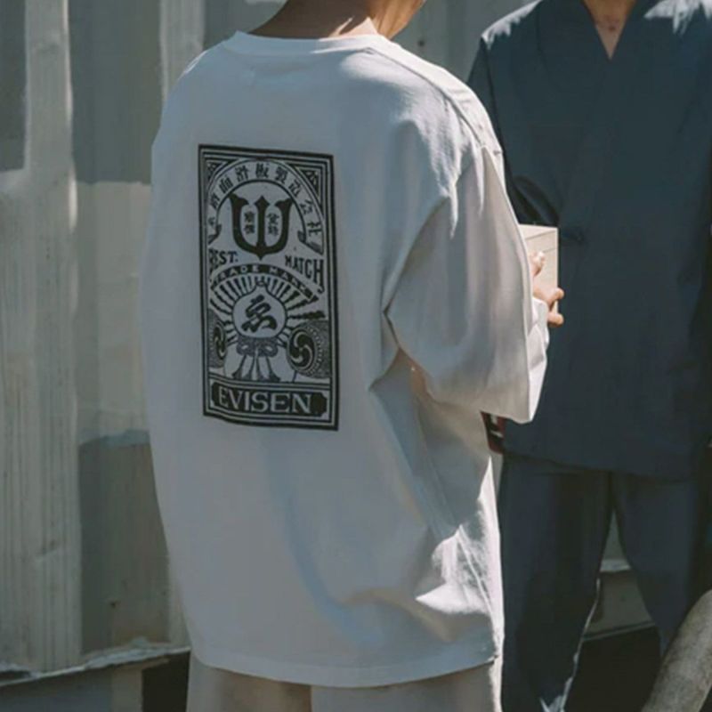 エビセンEVISENスケボースケートボードウェア長袖TシャツロンTベストマッチポケットロングスリーブティーBESTMATCHPOCKETLSTEE25FW-T03メンズレディースユニセックス25FA秋冬