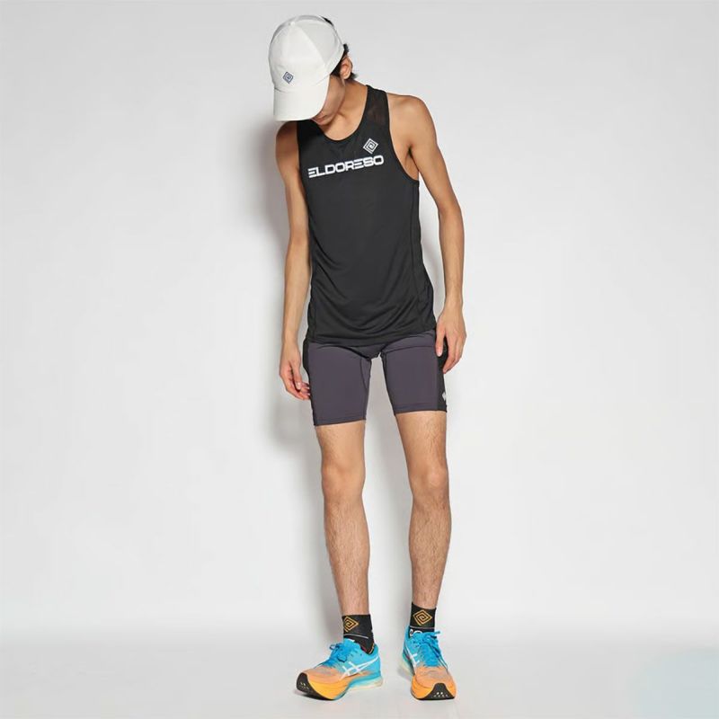 エルドレッソELDORESOランニングウェアノースリーブタンクトップEarnestTankE1222625メンズレディースユニセックス25FA秋冬