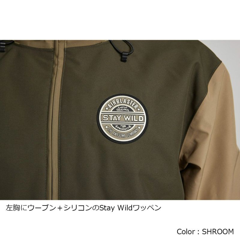 エアブラスターAIRBLASTERスノボースノボスノーボードウェアジャケットTRENCHOVERJACKETAB26MJKT-1014メンズ男性25-26