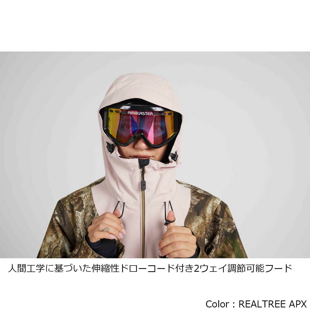 エアブラスターAIRBLASTERスノボースノボスノーボードウェアジャケットWMSFREEDOMPULLOVERAB26WJKT-1081レディース女性25-26