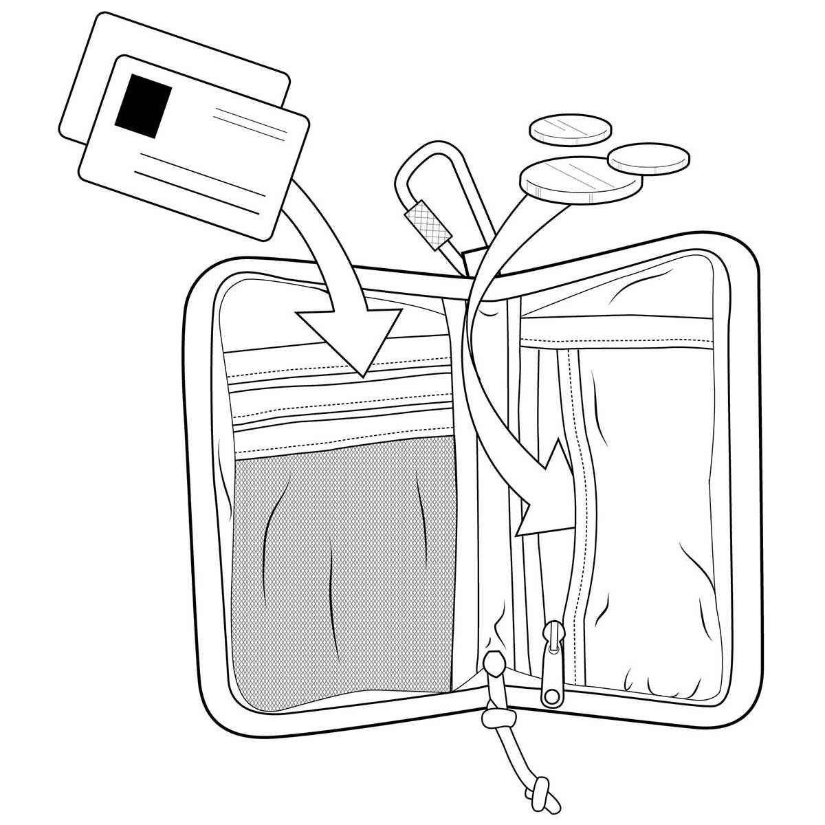 バートンBURTONスノボースノボスノーボードパスケース財布ウォレットジャパンジップパスウォレット153901-EVEメンズレディースユニセックス25-26