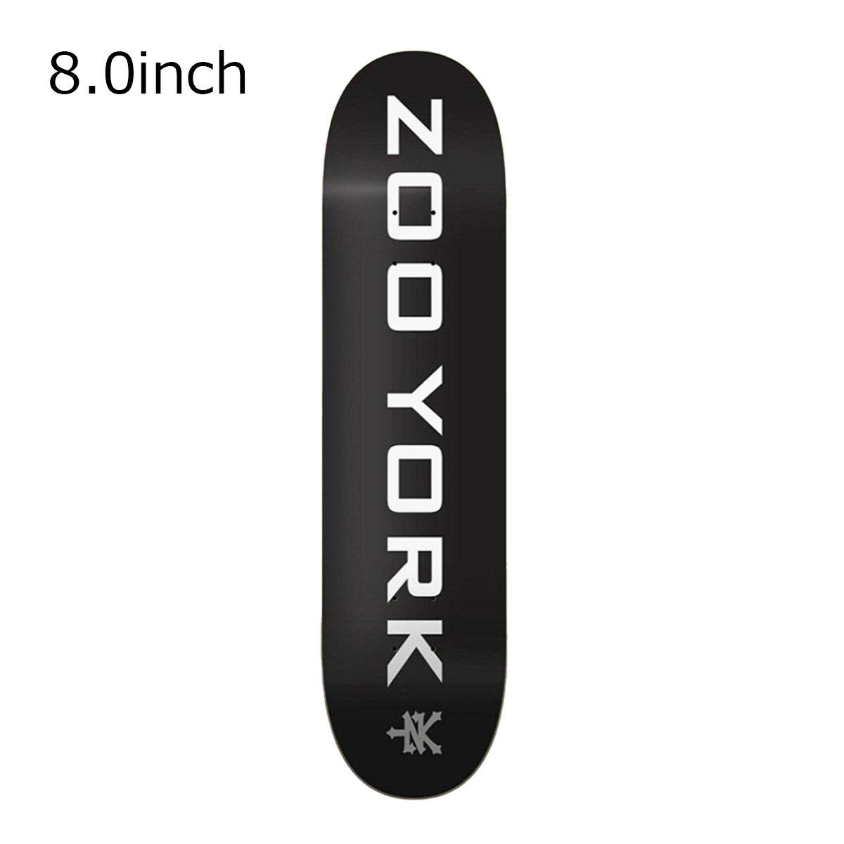 ズーヨークZOOYORKスケボースケートボードデッキ板OG95LOGOBLOCK8.0ZY01040800M