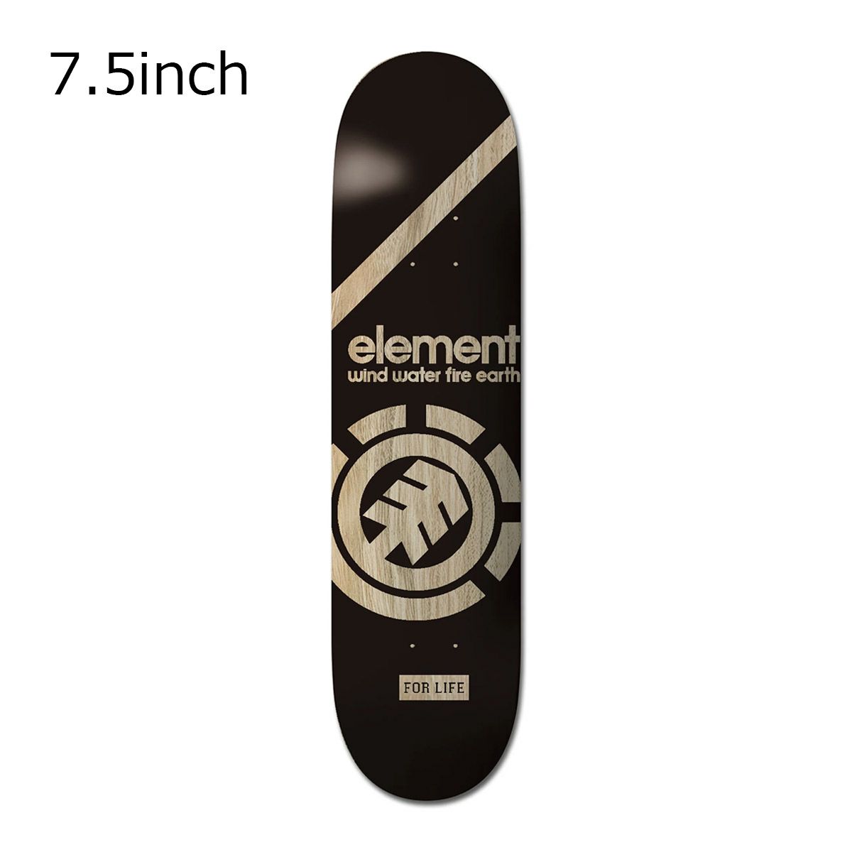 エレメントELEMENTスケボースケートボードデッキ板SLANTSBLACK7.5BF027025ジュニアキッズ子ども男の子女の子