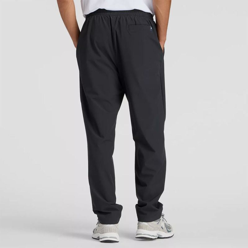 ニューバランスNewBalanceジムフィットネスヨガウェアボトムスロングパンツ長ズボンMeshLinedWovenTrackPantAMP53171-BKメンズ男性25FA秋冬