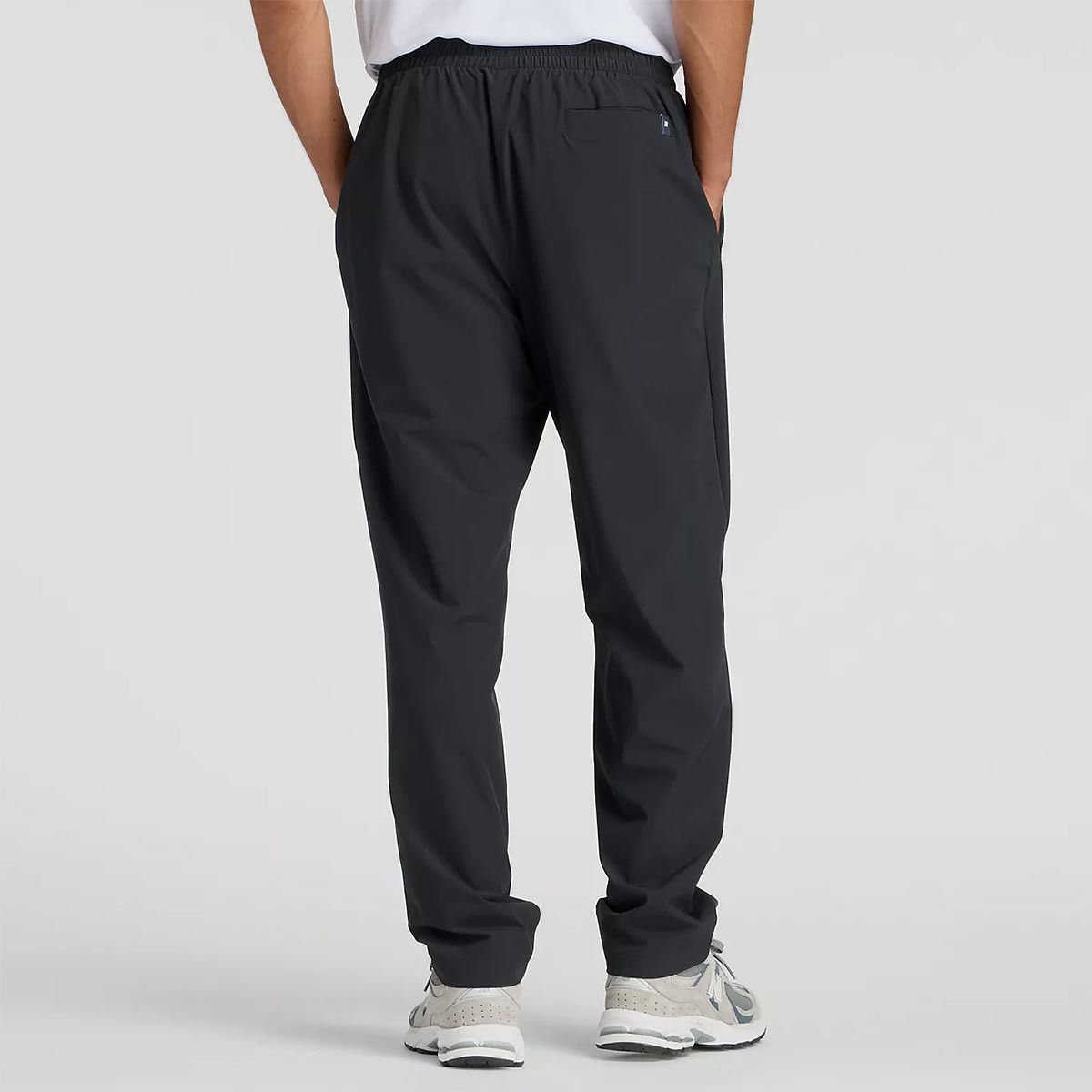 ニューバランスNewBalanceジムフィットネスヨガウェアボトムスロングパンツ長ズボンMeshLinedWovenTrackPantAMP53171-BKメンズ男性25FA秋冬