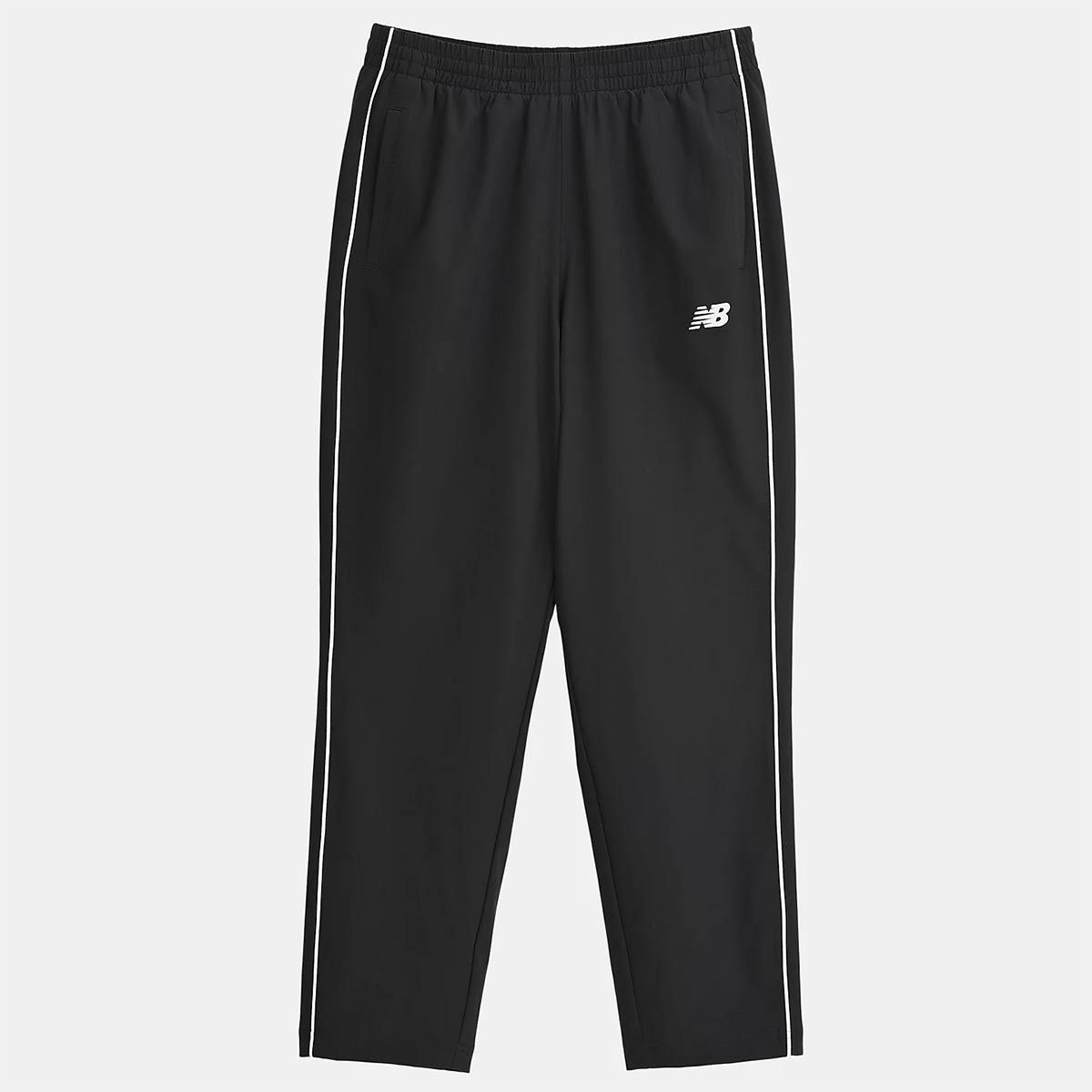 ニューバランスNewBalanceジムフィットネスヨガウェアボトムスロングパンツ長ズボンBrushedTricotLinedWovenTrackPantTaperedAWP53171-BKレディース女性25FA秋冬