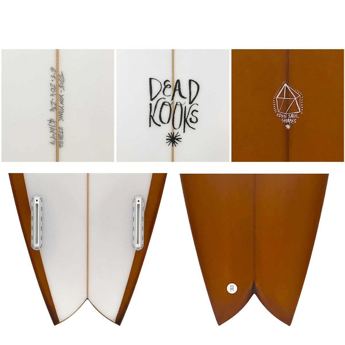 デッドクークスサーフボードDEADKOOKSSURFBOARDSサーフィンサーフサーフボード板ミッドレングスYINGYANG6.5ティントカラーfuturesPUBLANKS258682