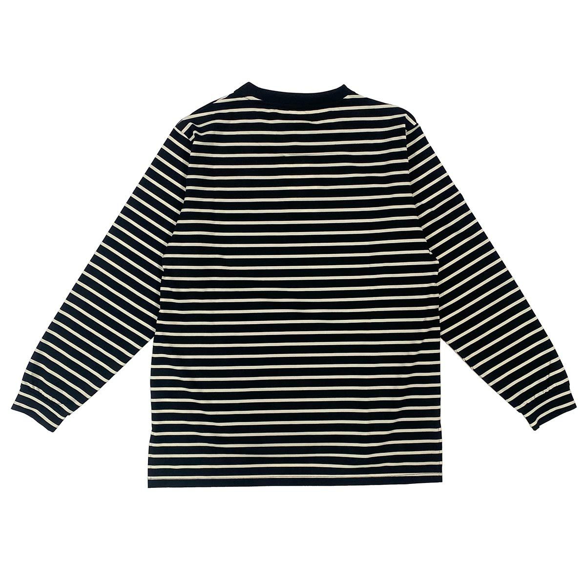 ジンガーJINGERランニングウェア長袖TシャツロンTランニングボーダーロングTシャツJ-5010-BLKWHTメンズレディースユニセックス25FA秋冬