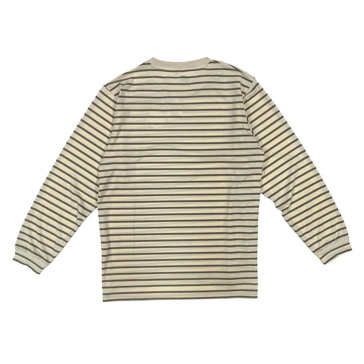 ジンガーJINGERランニングウェア長袖TシャツロンTランニングボーダーロングTシャツJ-5010-WHTKAKメンズレディースユニセックス25FA秋冬