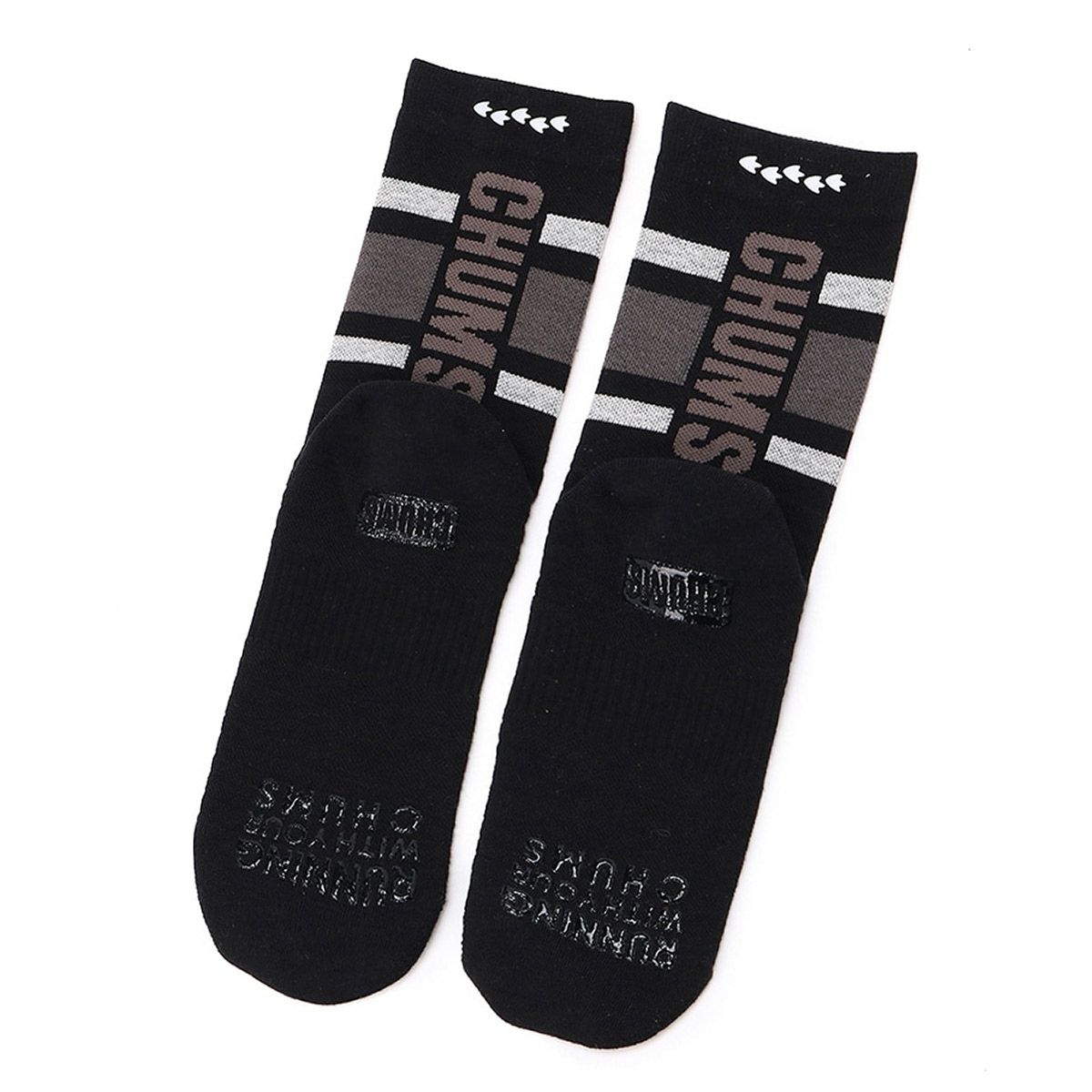 チャムスCHUMSランニングソックス靴下ランニングミディアムソックスRunningMediumSocksCH06-1137メンズレディースユニセックス25FA秋冬