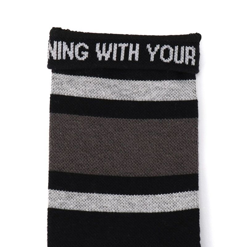 チャムスCHUMSランニングソックス靴下ランニングミディアムソックスRunningMediumSocksCH06-1137メンズレディースユニセックス25FA秋冬