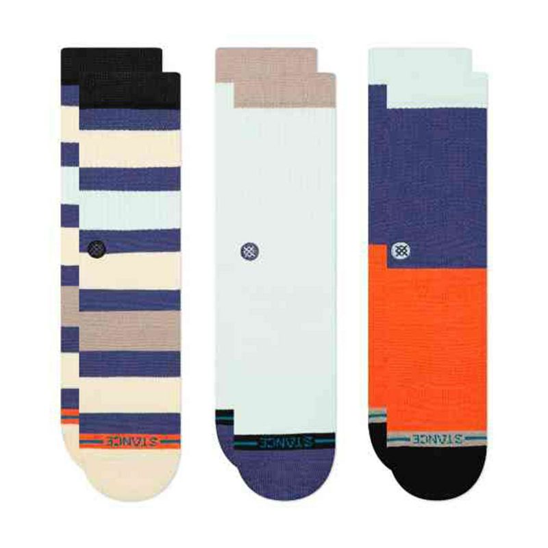 スタンスSTANCEスケボースケートボードソックス靴下ベイサイドクルー3パックBAYSIDECREW3PACKA556A25BAYMULメンズ男性25SU春夏