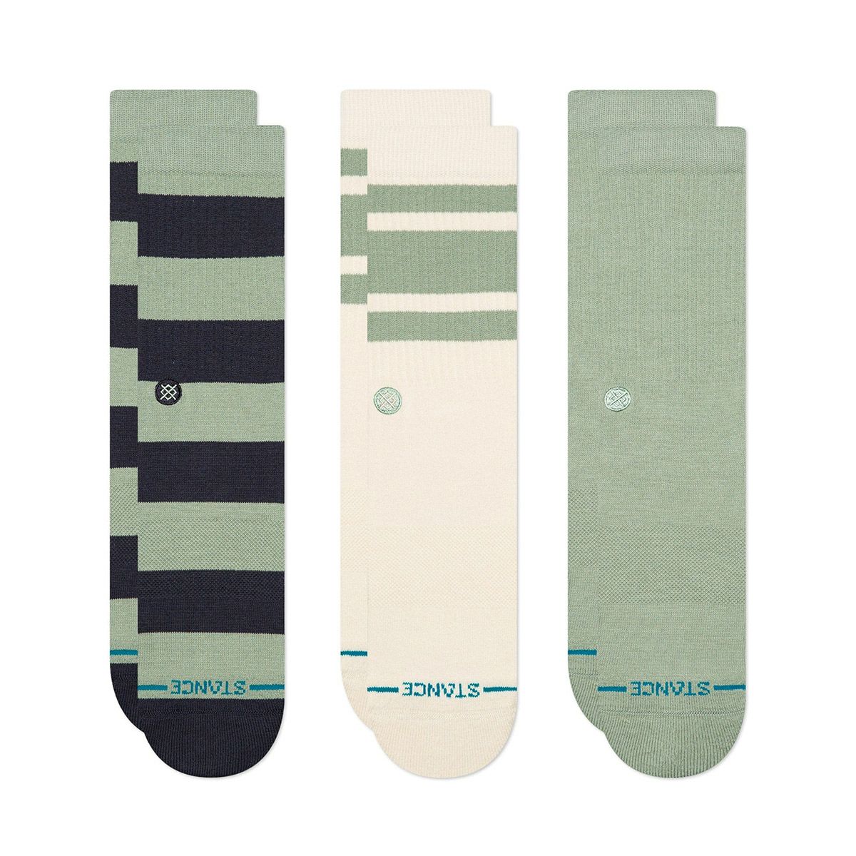 スタンスSTANCEスケボースケートボードソックス靴下タウニークルー3パックTOWNIECREW3PACKA556A25TOWSEGメンズ男性25SU春夏