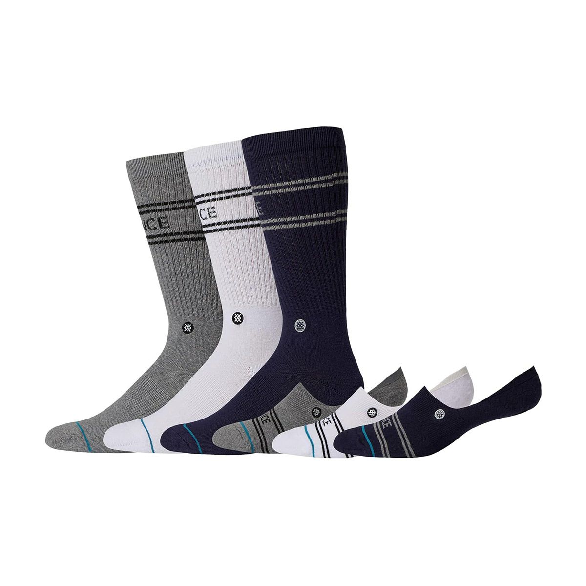 スタンスSTANCEスケボースケートボードソックス靴下ベーシックミックス6パックBASICMIXED6PACKA556B23BCNNVYメンズ男性25SU春夏