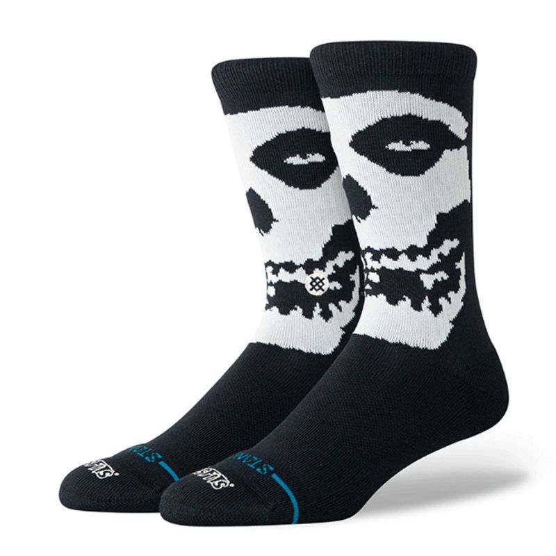 スタンスSTANCEスケボースケートボードソックス靴下ビウェアクルーBEWARECREWA555C25BEWBLKメンズ男性25FA秋冬