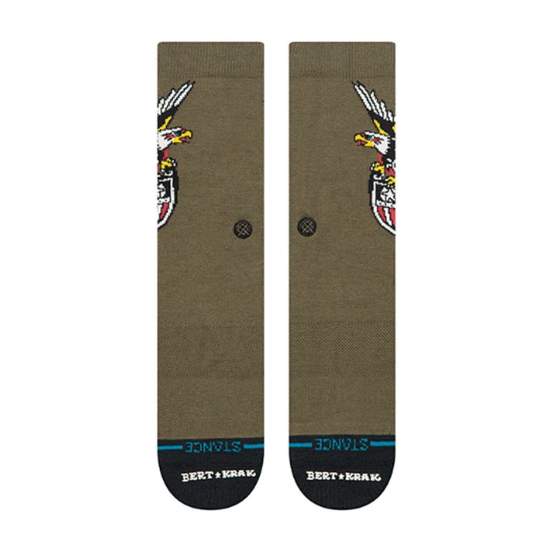 スタンスSTANCEスケボースケートボードソックス靴下ザイーグルクルーTHEEAGLECREWA555C25THEMGNメンズ男性25FA秋冬
