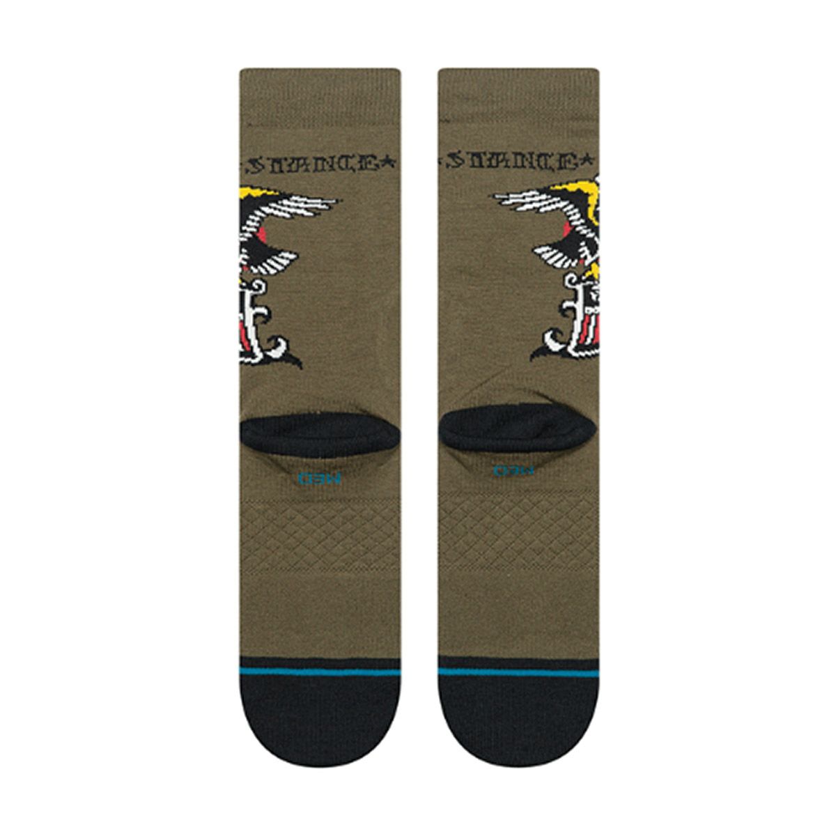 スタンスSTANCEスケボースケートボードソックス靴下ザイーグルクルーTHEEAGLECREWA555C25THEMGNメンズ男性25FA秋冬