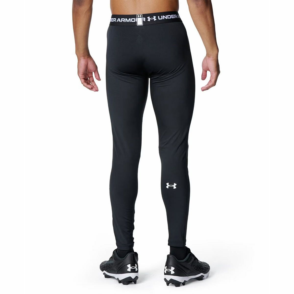 アンダーアーマーUNDERARMOURベースボール野球ソフトボールウェアボトムスインナースパッツレギンスコールドギアアーマーレギンス6007921-001メンズ男性25FA秋冬