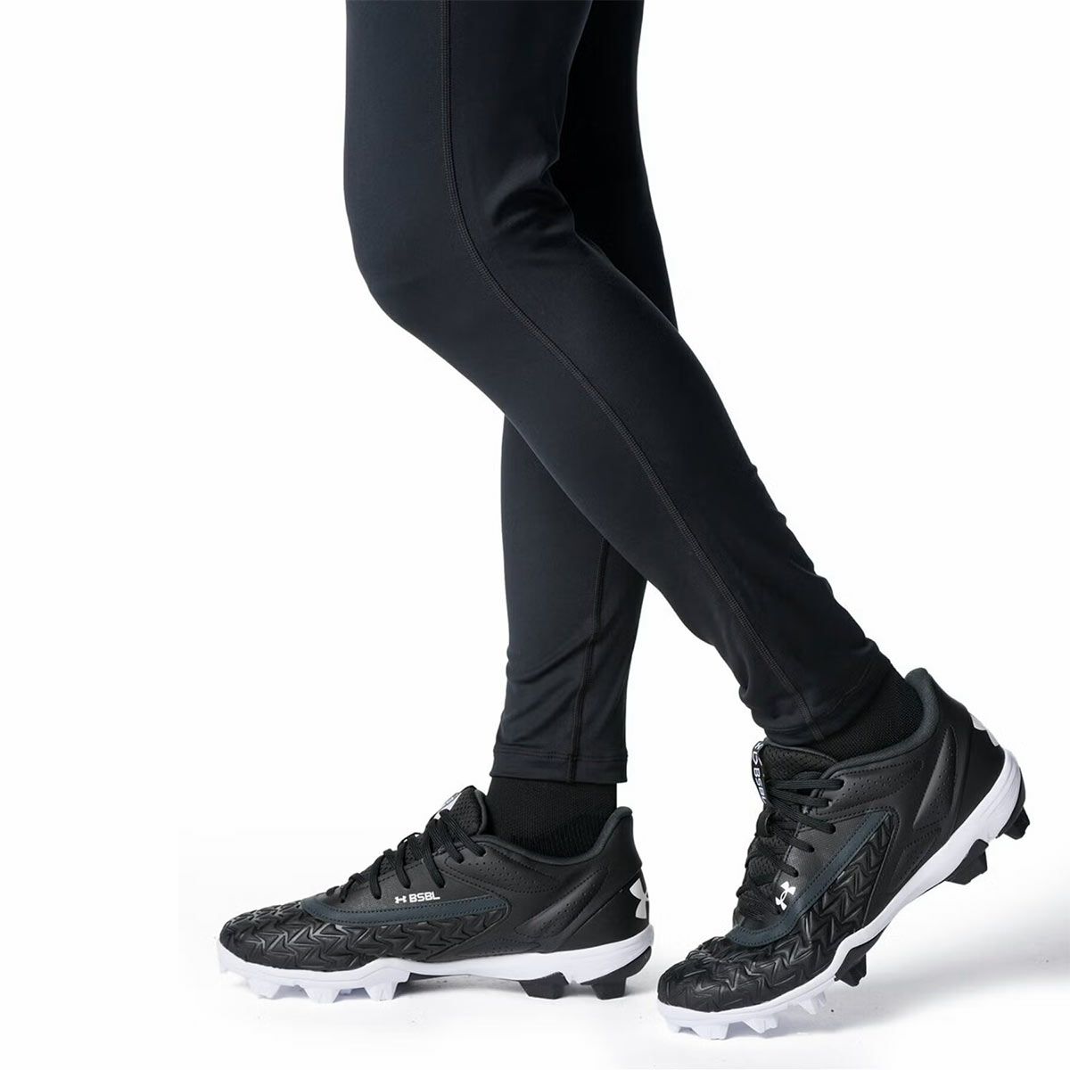 アンダーアーマーUNDERARMOURベースボール野球ソフトボールウェアボトムスインナースパッツレギンスコールドギアアーマーレギンス6007921-001メンズ男性25FA秋冬