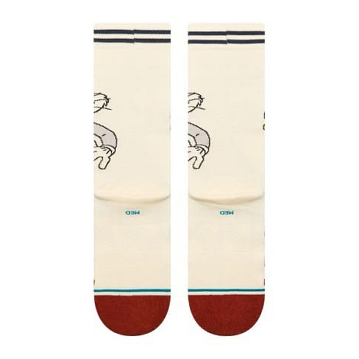 スタンスSTANCEスケボースケートボードソックス靴下バグクルーBUGSCREWA545C24BUGVWHメンズ男性24FA秋冬