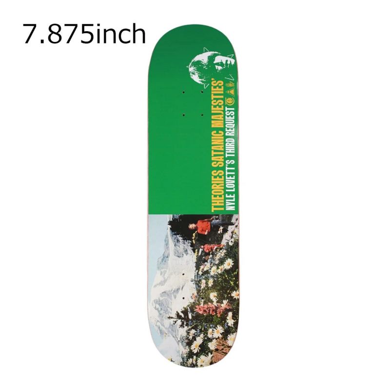 セオリーズTHEORIESスケボースケートボードデッキ板LOVETTMAJESTIESDECK7.87536391SE80173