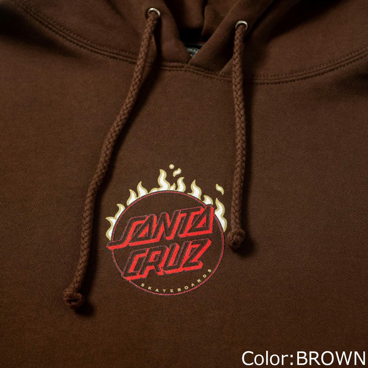 サンタクルーズSANTACRUZスケボースケートボードウェアスウェットパーカーバーントオーパスBURNTOPUSOVRSZDP/OHOOD510253304メンズ男性25FA秋冬