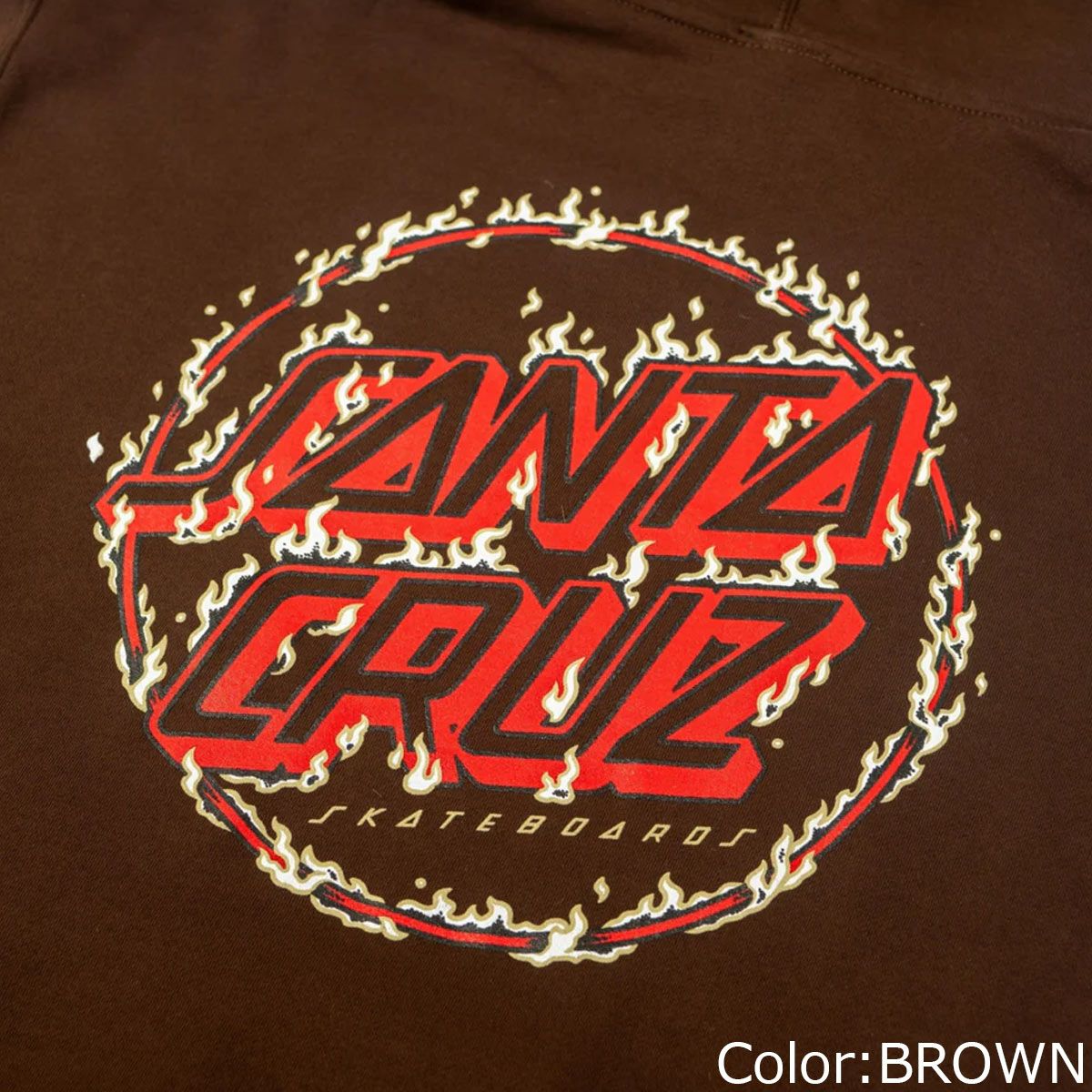 サンタクルーズSANTACRUZスケボースケートボードウェアスウェットパーカーバーントオーパスBURNTOPUSOVRSZDP/OHOOD510253304メンズ男性25FA秋冬