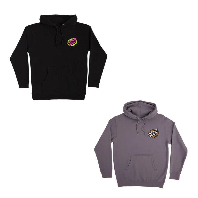 サンタクルーズSANTACRUZスケボースケートボードウェアスウェットパーカースライムスクリームSLIMESCREAMP/OHOOD510253307メンズ男性25FA秋冬