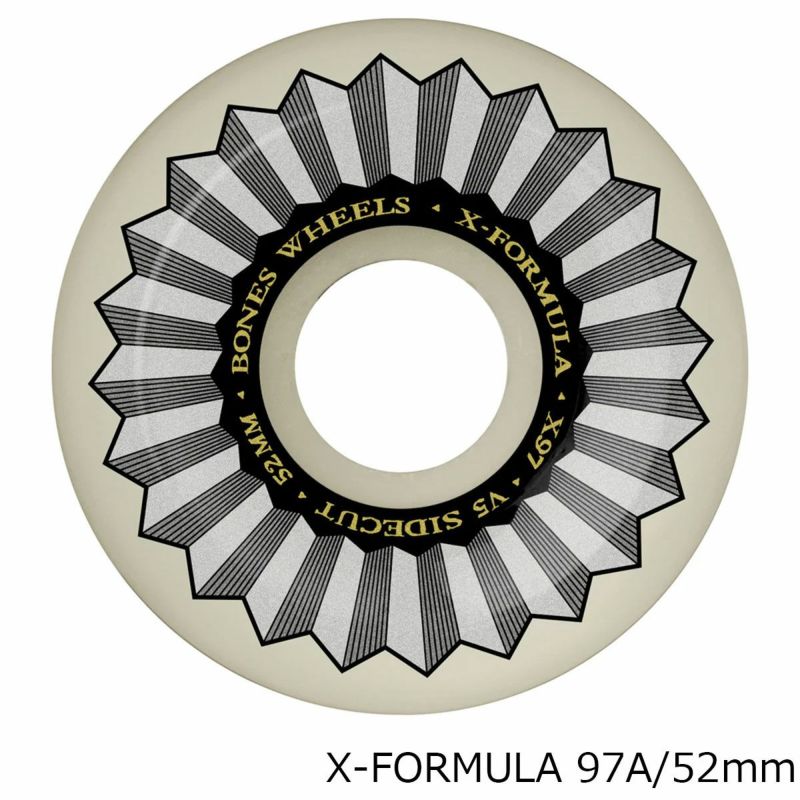 ボーンズBONESスケボースケートボードウィールエックスフォーミュラX-FORMULASIDECUTV552MM97A33222333