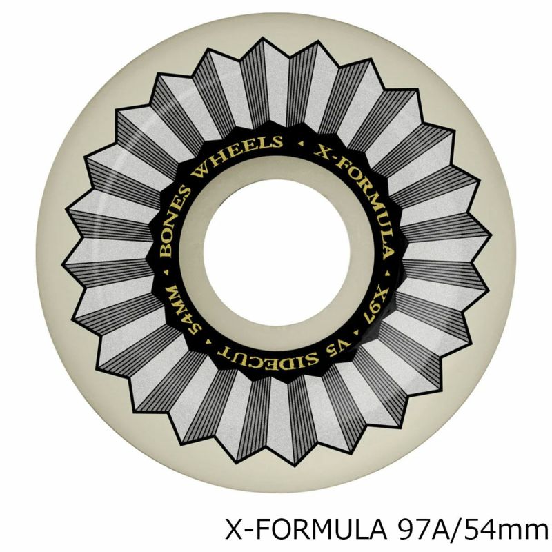 ボーンズBONESスケボースケートボードウィールエックスフォーミュラX-FORMULASIDECUTV554MM97A33222335