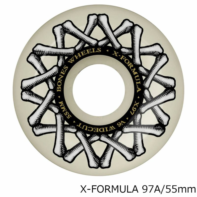 ボーンズBONESスケボースケートボードウィールエックスフォーミュラX-FORMULAWIDE-CUTV655MM97A33222338