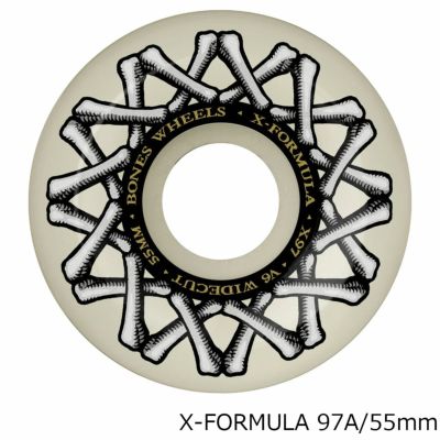 ボーンズBONESスケボースケートボードウィールエックスフォーミュラX-FORMULAWIDE-CUTV655MM97A33222338