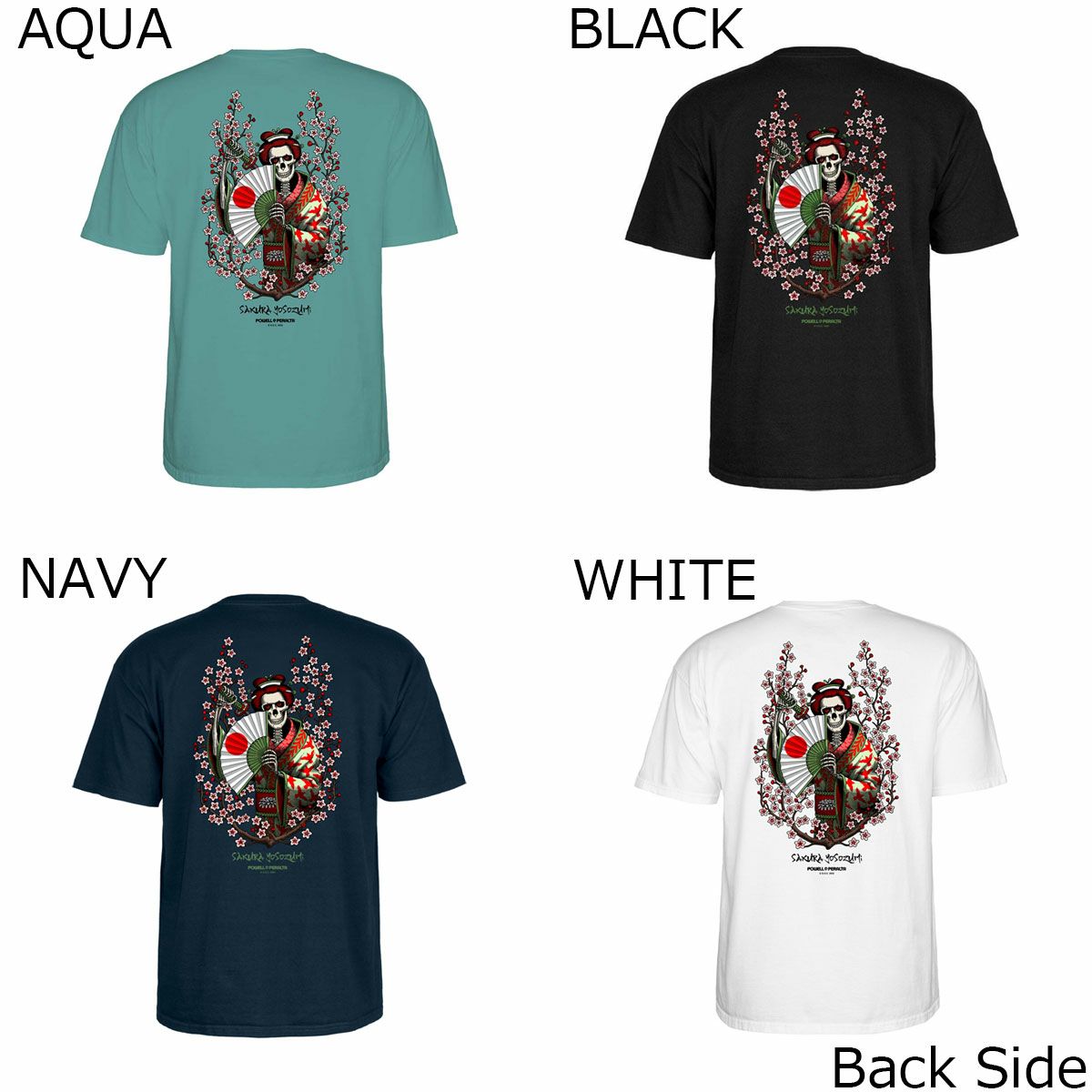 パウエルペラルタPOWELLPERALTAスケボースケートボードウェア半袖TシャツサクラヨソズミS/S-TSAKURAYOSOZUMI520253408メンズ男性25FA秋冬