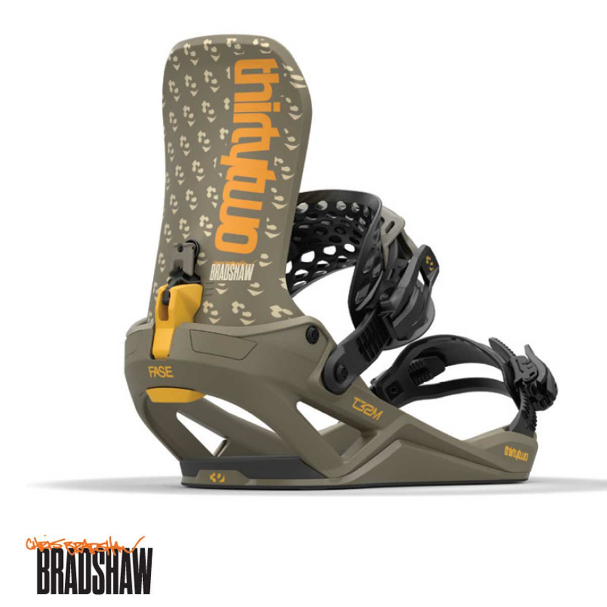 サーティーツーTHIRTYTWO32スノボースノボスノーボードバインディングビンディングT32MFASEBRADSHAWT26BNUFAAGNメンズ男性25-26