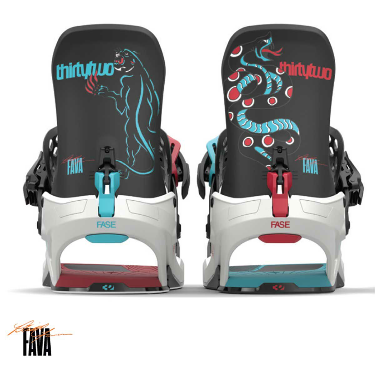 サーティーツーTHIRTYTWO32スノボースノボスノーボードバインディングビンディングT32MFASEFAVAT26BNUFAAGYメンズ男性25-26