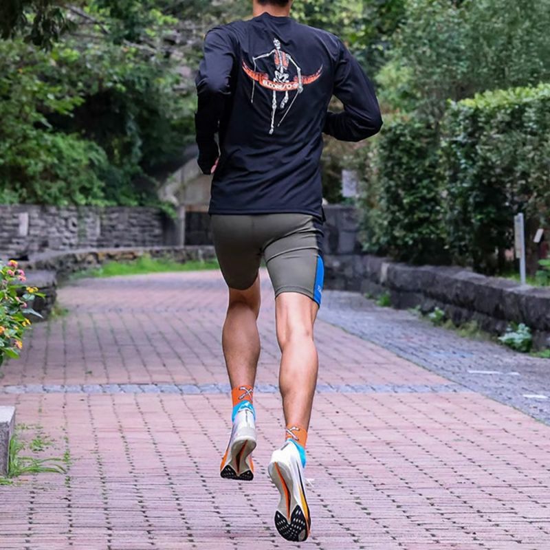 エルドレッソELDORESOランニングウェア長袖TシャツロンTBonemanLongTeeE1105125メンズレディースユニセックス25FA秋冬