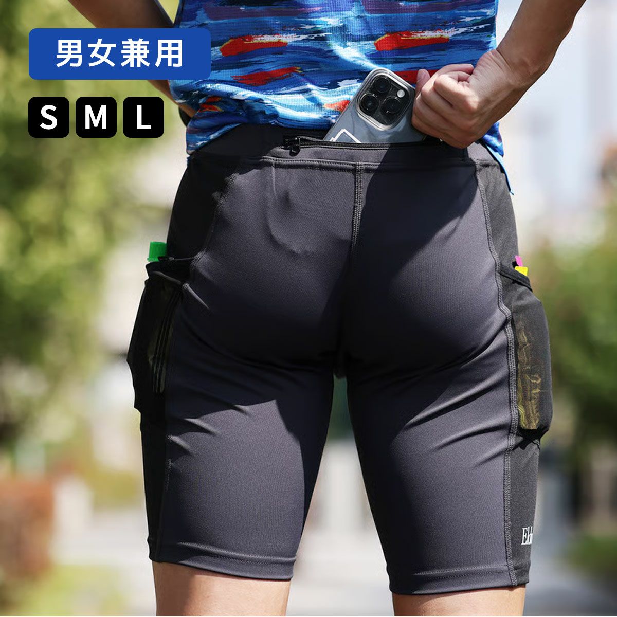 エルドレッソELDORESOランニングウェアボトムスショートハーフパンツ短パンNeoMiddleSpatsE2406125メンズレディースユニセックス25FA秋冬