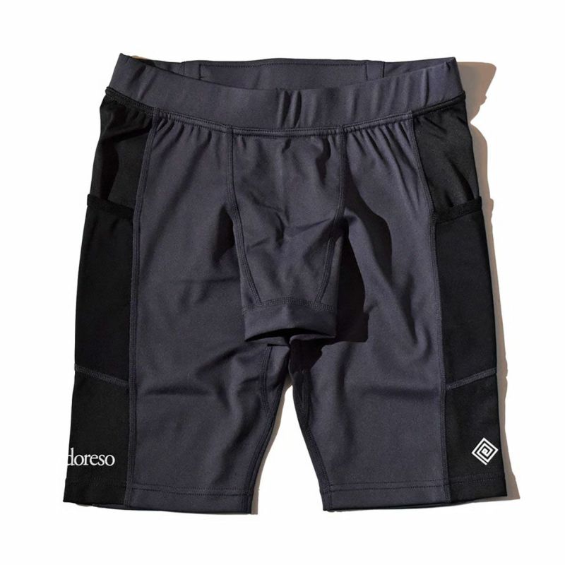 エルドレッソELDORESOランニングウェアボトムスショートハーフパンツ短パンNeoMiddleSpatsE2406125メンズレディースユニセックス25FA秋冬