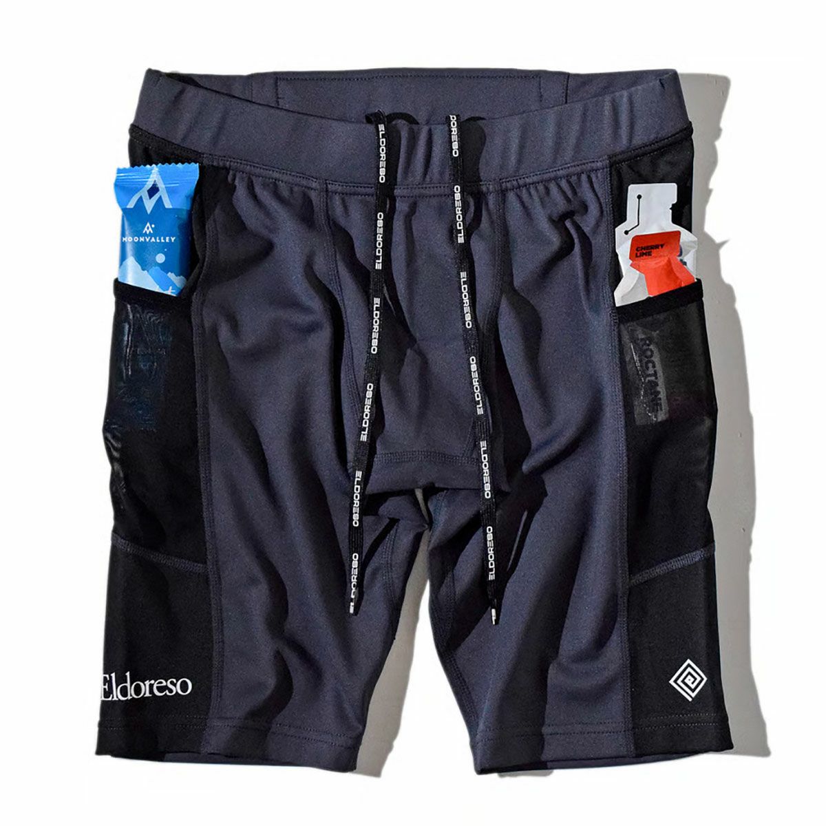 エルドレッソELDORESOランニングウェアボトムスショートハーフパンツ短パンNeoMiddleSpatsE2406125メンズレディースユニセックス25FA秋冬