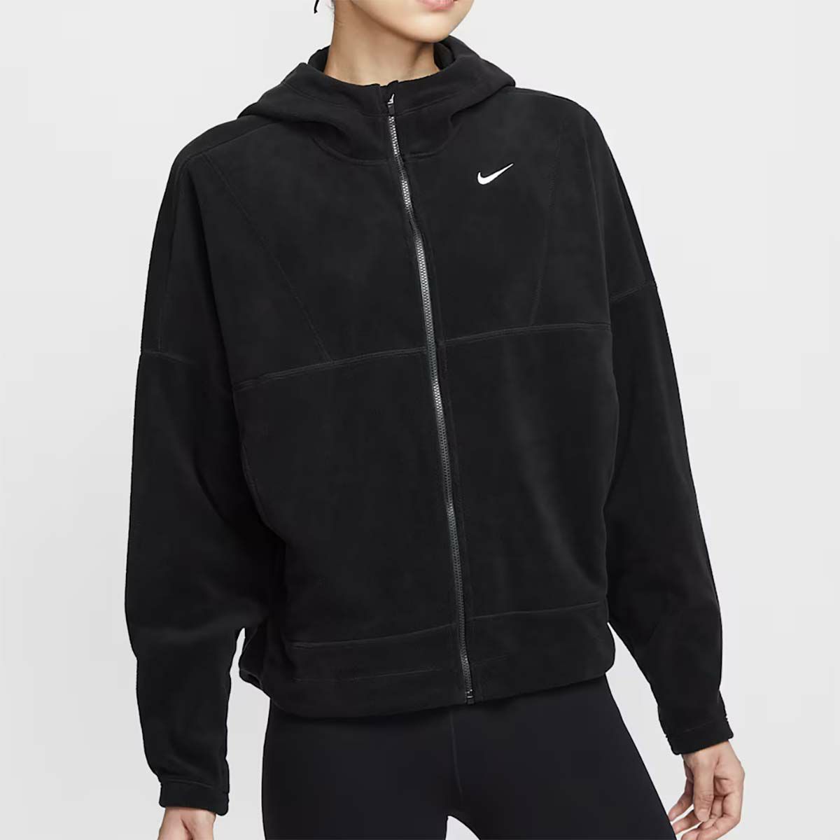 ナイキNIKEジムフィットネスヨガウェアアウターフリースナイキワンウィメンズTherma-FITフルジップトップHV3699-010レディース女性25HO秋冬