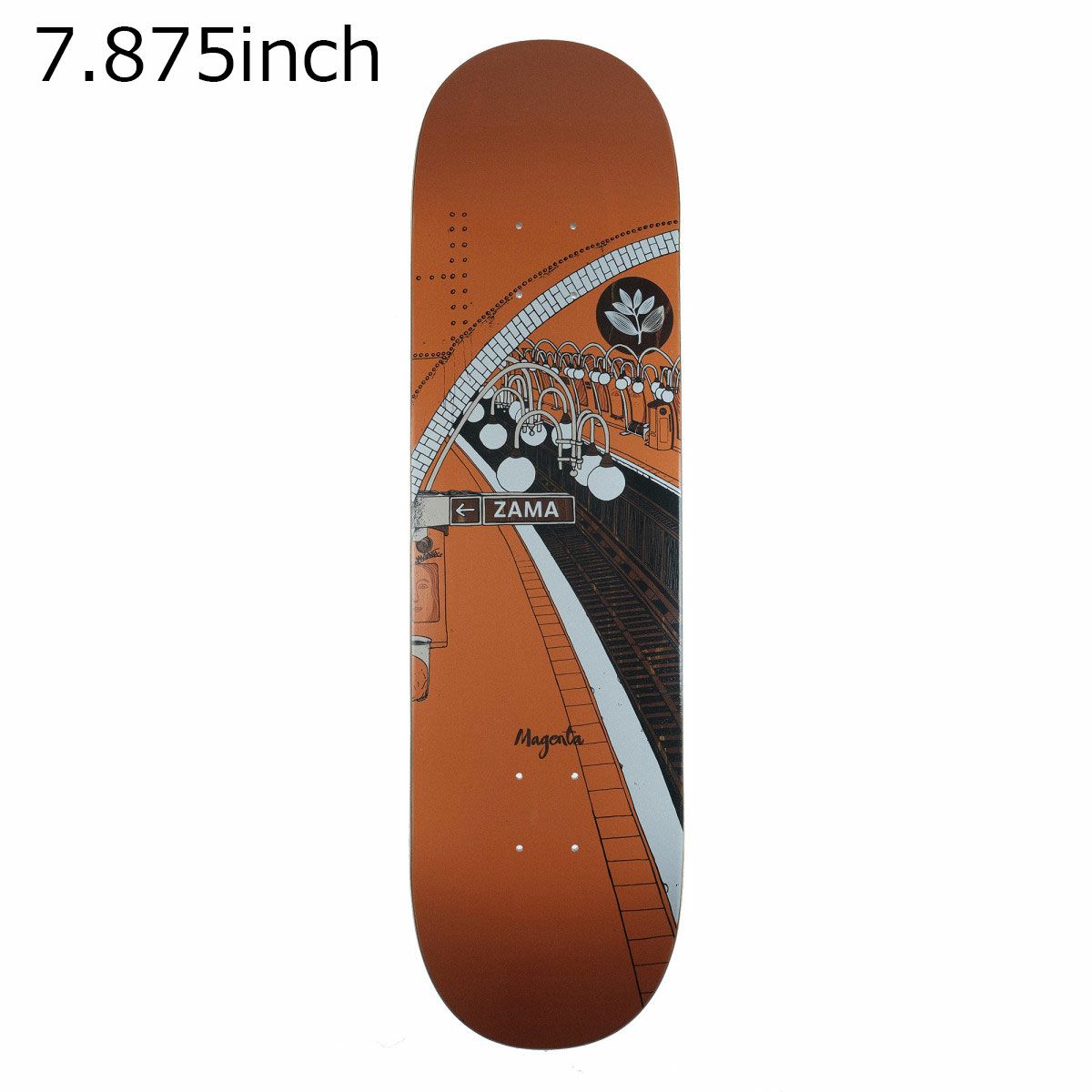 マジェンタMAGENTAスケボースケートボードデッキ板SHOGOZAMAMETROSERIES7.87517411M060266