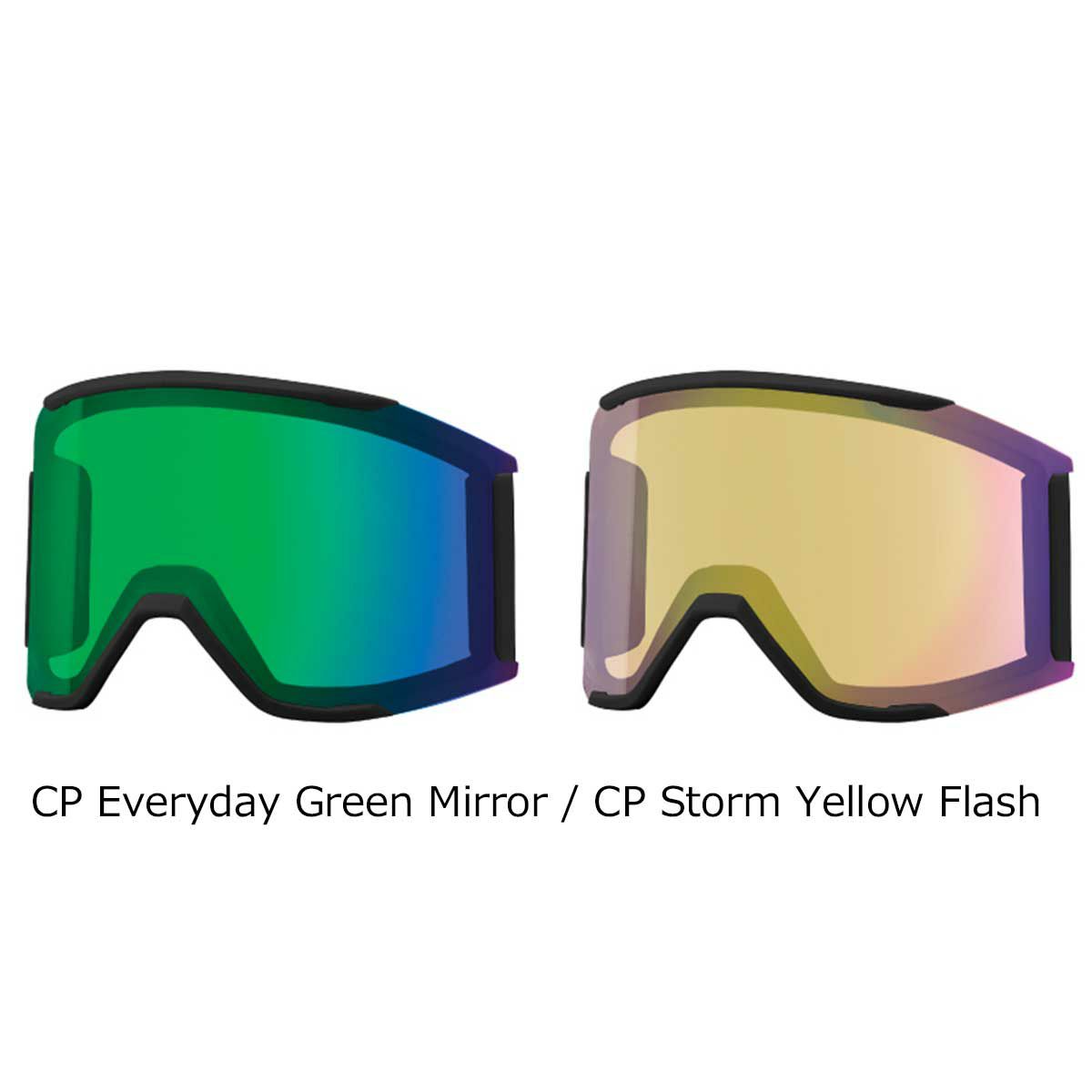 スミスSMITHスノボースノボスノーボードゴーグルSQUADMAGDylanSiggarsAC(CPEverydayGreenMirror/CPStormYellowFlash)01027605625-26