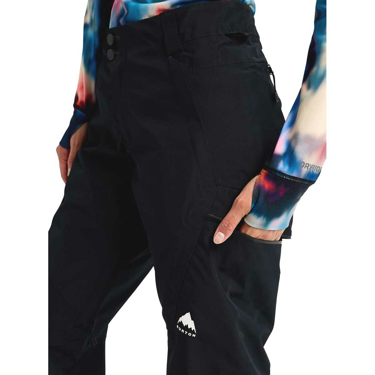 バートンBURTONスノボースノボスノーボードウェアパンツリザーブGORE-TEX2Lパンツ302481-TRUEBLACKレディース女性25-26