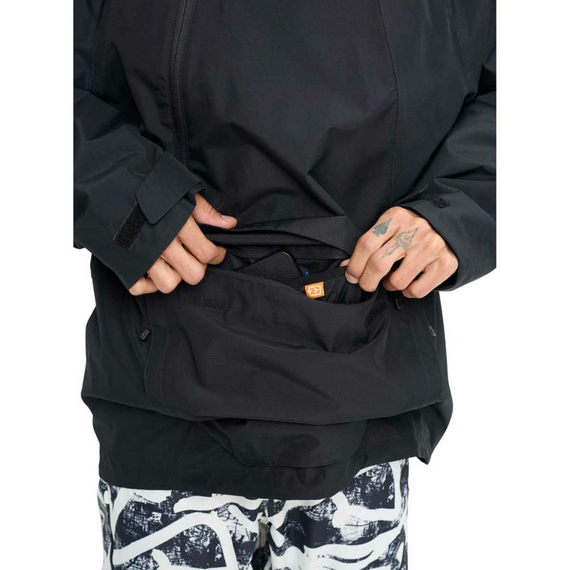 メンズ Burton リザーブ リラックス アノラックジャケット XL ブラック BURTON（バートン） 25-26 BURTON/バートン RESERVE RELAXED ANORAK