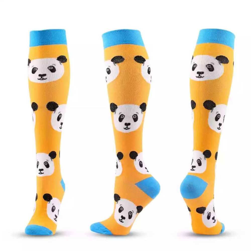 ファンランFanrunnnランニングソックス靴下着圧ハイソックスPANDAJ6PANDA-J6レディース女性